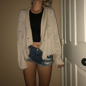 Drape-front jacket NWOT